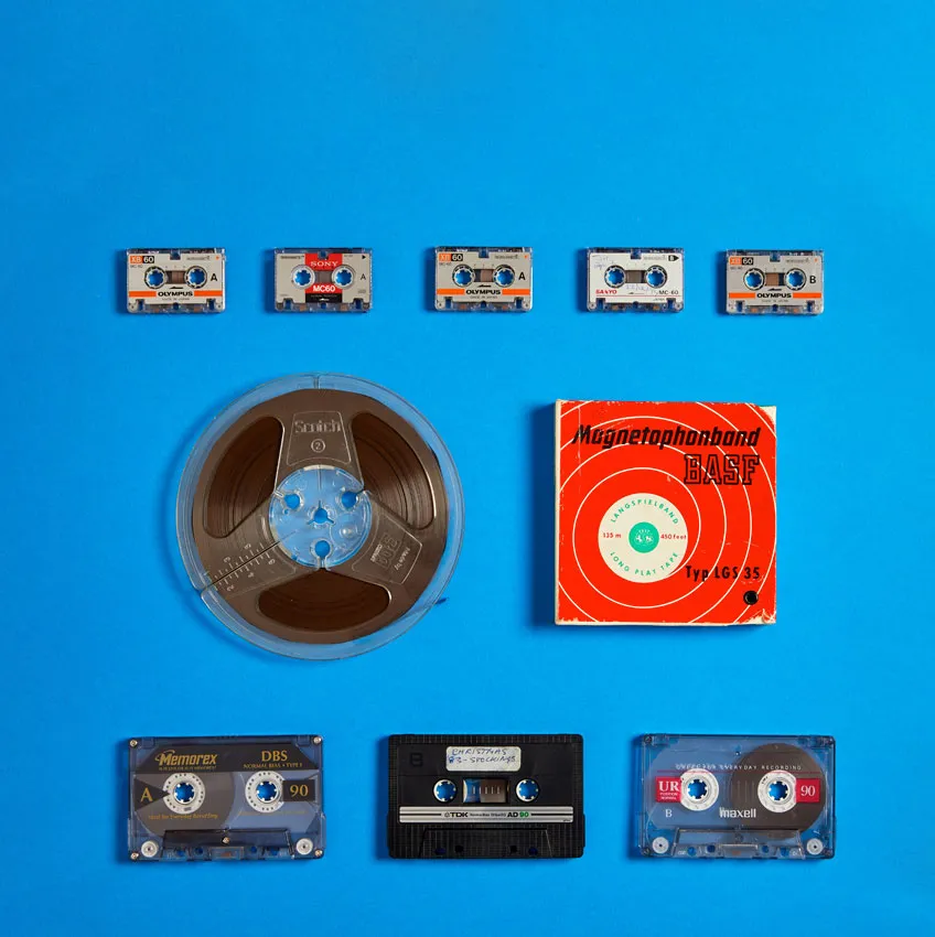 Audio cassettes and reel to reel tape