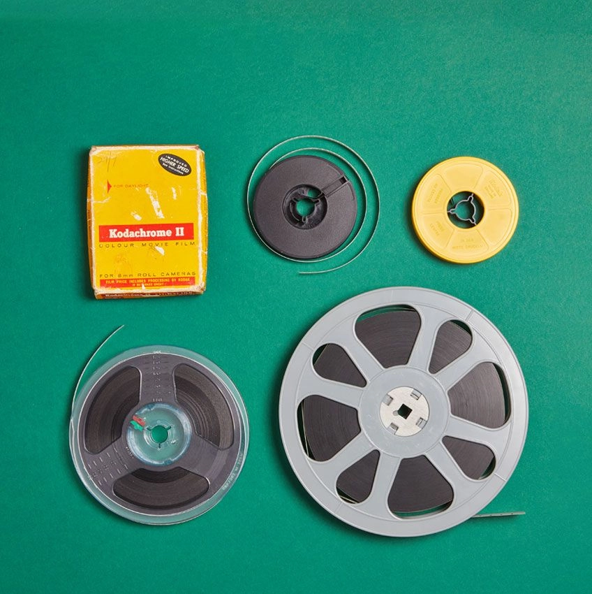 Cine film reels
